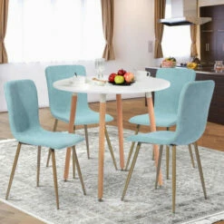 Best reviews of 😀 Carson Carrington Upholstered Dining Chair Golden Leg (Set Of 4) Blue 🧨 -Carson Carrington Sales unnamed file 1024