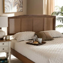 New ⭐ Carson Carrington Ugglom Wood And Synthetic Rattan Headboard ✔️ -Carson Carrington Sales unnamed file 1042