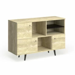 Hot Sale 💯 Carson Carrington Hitra Mid-century 3-cabinet Buffet Brown 😀 -Carson Carrington Sales unnamed file 1075