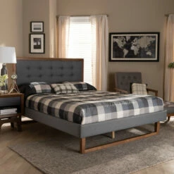 Best deal ✨ Carson Carrington Isasen Walnut Wood Platform Bed 🔥 -Carson Carrington Sales unnamed file 1142