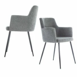 Brand new ⭐ Carson Carrington Duved Contemporary Dining And Accent Chair (Set Of 2) - N/A Grey 🌟 -Carson Carrington Sales unnamed file 1145