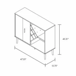 Brand new 👏 Carson Carrington Lesund Modern Black Storage Buffet 🎁 -Carson Carrington Sales unnamed file 1174