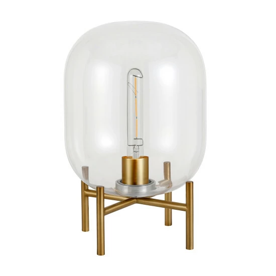 Buy 🥰 Carson Carrington Sagen Glass And Brass Table Lamp 🤩 4 Buy 🥰 Carson Carrington Sagen Glass And Brass Table Lamp 🤩 - Image 2