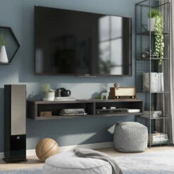 Hot Sale ⌛ Carson Carrington Rydstorp 60-inch 2-shelf Wall-mounted TV Console Weathered Oak ❤️ -Carson Carrington Sales unnamed file 118