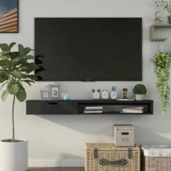 Promo 💯 Carson Carrington Rydstorp Wall-mounted TV Console Cappuccino ✨ -Carson Carrington Sales unnamed file 1185