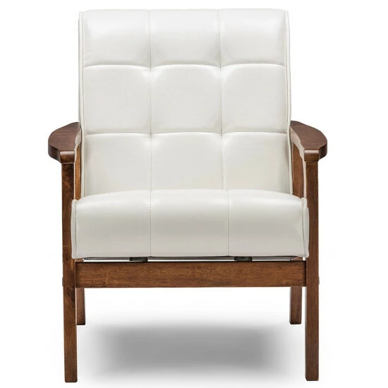 Best Sale ๐คฉ Carson Carrington Karkkila Mid Century White Faux Leather Chair ๐ 3 Best Sale ๐คฉ Carson Carrington Karkkila Mid Century White Faux Leather Chair ๐