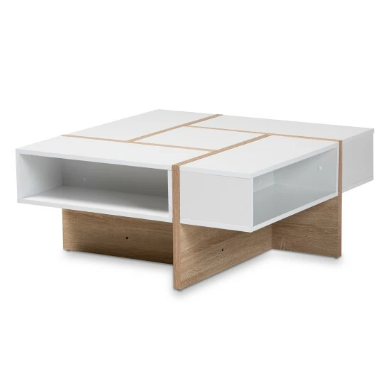 Outlet ❤️ Carson Carrington Uljeshult Modern And Contemporary Wood Coffee Table 🔔 4 Outlet ❤️ Carson Carrington Uljeshult Modern And Contemporary Wood Coffee Table 🔔 - Image 2