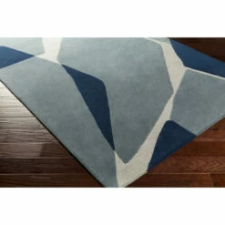 Best deal 🤩 Carson Carrington Odder Hand-tufted Abstract Wool Area Rug Navy 👏 -Carson Carrington Sales unnamed file 1310