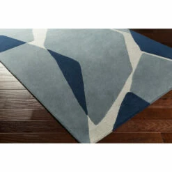 Best deal 🤩 Carson Carrington Odder Hand-tufted Abstract Wool Area Rug Navy 👏 -Carson Carrington Sales unnamed file 1314