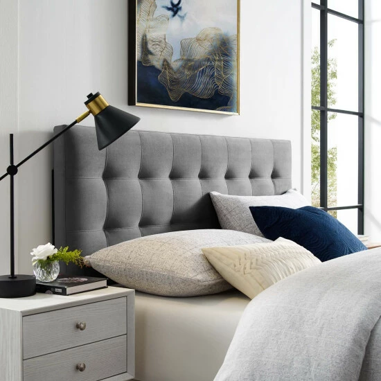 Best deal โ Carson Carrington Labbgard King Biscuit Tufted Velvet Headboard Grey ๐ 3 Best deal โ Carson Carrington Labbgard King Biscuit Tufted Velvet Headboard Grey ๐