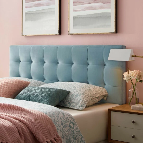 Best deal โ Carson Carrington Labbgard King Biscuit Tufted Velvet Headboard Grey ๐ 5 Best deal โ Carson Carrington Labbgard King Biscuit Tufted Velvet Headboard Grey ๐ - Image 3