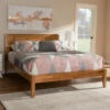 Coupon 🎁 Carson Carrington Vildbjerg Rustic Oak Brown Wood Platform Bed 👏 -Carson Carrington Sales unnamed file 1335