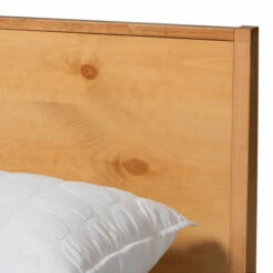 Coupon 🎁 Carson Carrington Vildbjerg Rustic Oak Brown Wood Platform Bed 👏 -Carson Carrington Sales unnamed file 1339