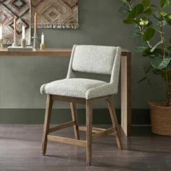 Outlet 🛒 Carson Carrington Tolja Counter Stool Grey 🔔