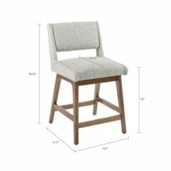 Outlet 🛒 Carson Carrington Tolja Counter Stool Grey 🔔 -Carson Carrington Sales unnamed file 1370
