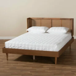 Promo 😀 Carson Carrington Dagas Mid-century Modern Platform Bed 💯 -Carson Carrington Sales unnamed file 138