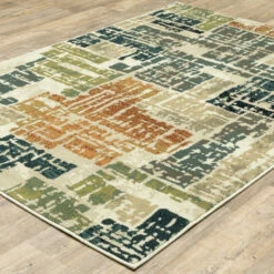Discount ✨ Carson Carrington Igelosa Distressed Patchwork Orange/Grey Area Rug 🎁 -Carson Carrington Sales unnamed file 1410