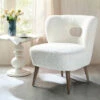 Best Sale ⭐ Carson Carrington Ullna Lambskin Sherpa Upholstery Barrel Chair Ivory 👍 -Carson Carrington Sales unnamed file 146