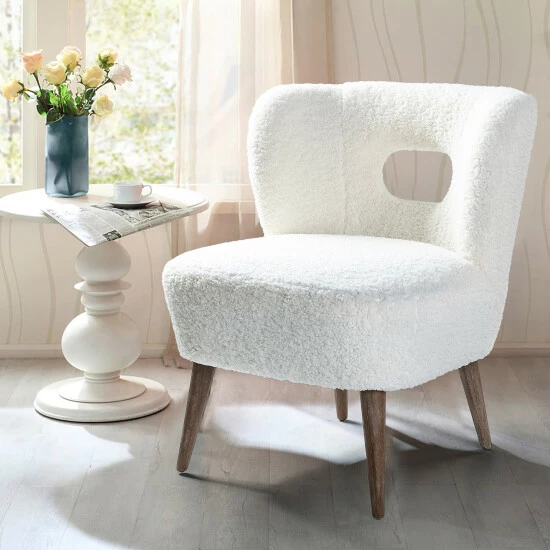 Best Sale โญ Carson Carrington Ullna Lambskin Sherpa Upholstery Barrel Chair Ivory ๐ 3 Best Sale โญ Carson Carrington Ullna Lambskin Sherpa Upholstery Barrel Chair Ivory ๐