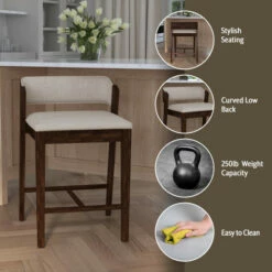 Wholesale 🤩 Carson Carrington Jugas Non-swivel Counter Height Stool Distressed Gray & Light Beige 🌟 -Carson Carrington Sales unnamed file 1479