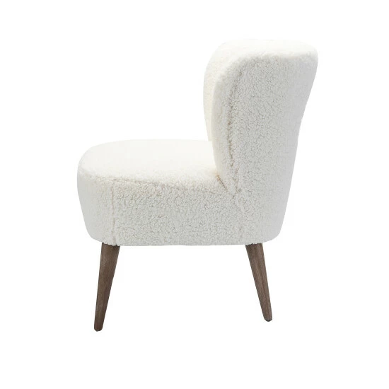 Best Sale โญ Carson Carrington Ullna Lambskin Sherpa Upholstery Barrel Chair Ivory ๐ 5 Best Sale โญ Carson Carrington Ullna Lambskin Sherpa Upholstery Barrel Chair Ivory ๐ - Image 3