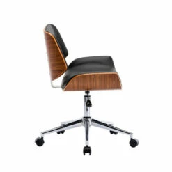 New ❤️ Carson Carrington Herning Wood And PU Leather Office Chair Black 😍 -Carson Carrington Sales unnamed file 1485