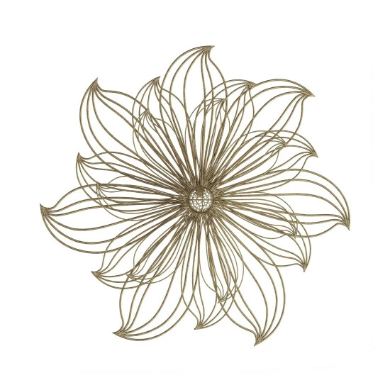 Coupon 🥰 Carson Carrington Metallic LLarge Wire Flower Sculpture Wall Decor ❤️ 4 Coupon 🥰 Carson Carrington Metallic LLarge Wire Flower Sculpture Wall Decor ❤️ - Image 2
