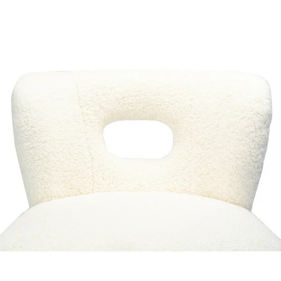 Best Sale โญ Carson Carrington Ullna Lambskin Sherpa Upholstery Barrel Chair Ivory ๐ 9 Best Sale โญ Carson Carrington Ullna Lambskin Sherpa Upholstery Barrel Chair Ivory ๐ - Image 7