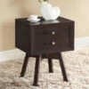 Top 10 👏 Carson Carrington Solna Modern Mid-century Modern Brown Nightstand ❤️