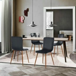 Budget ❤️ Carson Carrington Mid-century Modern Fabric Dining Chairs (Set Of 4) Grey/walnut 🤩 -Carson Carrington Sales unnamed file 156