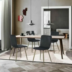 Budget ❤️ Carson Carrington Mid-century Modern Fabric Dining Chairs (Set Of 4) Grey/walnut 🤩 -Carson Carrington Sales unnamed file 158