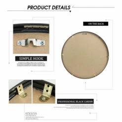 Budget 🔥 Carson Carrington Salmi Aluminum Alloy Framed Round Mirror Gold 😀 -Carson Carrington Sales unnamed file 1667