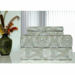 Brand new 😍 Carson Carrington Ansnes Printed Heavyweight Flannel Bed Sheet Set 🥰