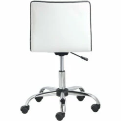 Best deal ❤️ Carson Carrington Olafsvik Swivel Mid Back Armless Ribbed Task Leather White Upholstery Office Chair 👍 -Carson Carrington Sales unnamed file 1711