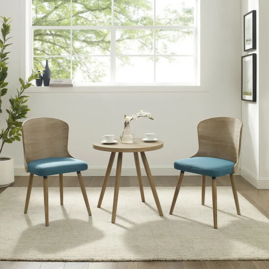 Budget ๐ Carson Carrington Rogaland Modern Bamboo Mid-century 3-piece Dining Set Black โ๏ธ 4 Budget ๐ Carson Carrington Rogaland Modern Bamboo Mid-century 3-piece Dining Set Black โ๏ธ - Image 2