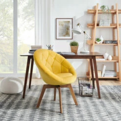 Brand new 👍 Carson Carrington Kallax Swivel Accent Chair Dark Gray Faux Letather 😉 -Carson Carrington Sales unnamed file 1791