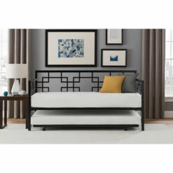 Budget ❤️ Carson Carrington Tau Twin Daybed With Trundle Black ⭐ -Carson Carrington Sales unnamed file 1818