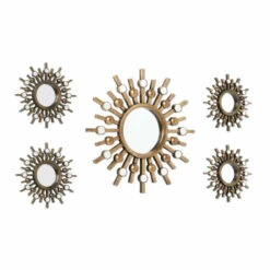 Hot Sale ❤️ Carson Carrington Degerfors Two-tone Bronze Burst Wall Mirrors (Set Of 5) 😀 -Carson Carrington Sales unnamed file 1844