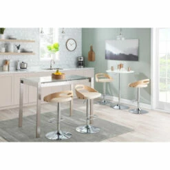 Top 10 ✔️ Carson Carrington Simon Adjustable Bar Stool (Set Of 2) Cream Faux Leather/walnut Wood 👏 -Carson Carrington Sales unnamed file 1882