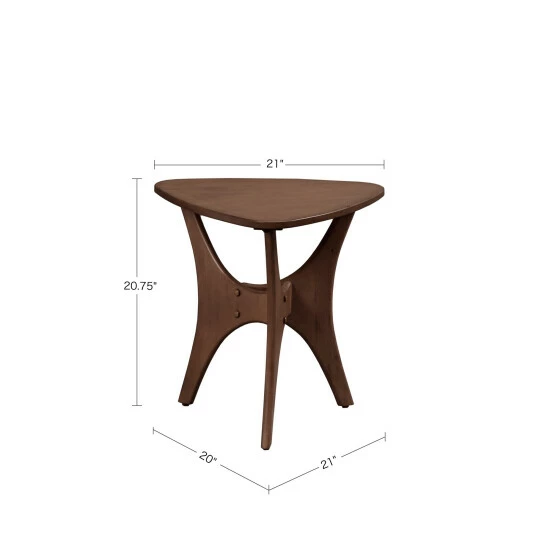 Wholesale โ๏ธ Carson Carrington Vintrosa Brown Triangle Wood Side Table ๐คฉ 6 Wholesale โ๏ธ Carson Carrington Vintrosa Brown Triangle Wood Side Table ๐คฉ - Image 4