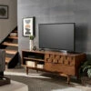 Promo 🔔 Carson Carrington Tessuto 59-inch Entertainment Center Tobacco Finish ✨ -Carson Carrington Sales unnamed file 1945