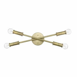 Best reviews of ✔️ Carson Carrington Taringstorp Small Antique Brass Bulb Vanity Or Sconce Mirror Light 🧨