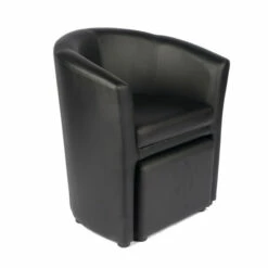 Cheapest ⌛ Carson Carrington Junkboda Accent Club Chair With Foot Stool Black 🎁 -Carson Carrington Sales unnamed file 1960
