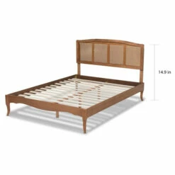 Cheapest 🧨 Carson Carrington Banga Wood And Synthetic Rattan Platform Bed 🌟 -Carson Carrington Sales unnamed file 1983