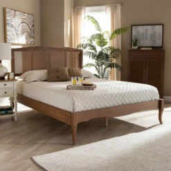 Cheapest 🧨 Carson Carrington Banga Wood And Synthetic Rattan Platform Bed 🌟 -Carson Carrington Sales unnamed file 1984
