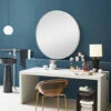 Cheap 😍 Carson Carrington Salmi Large Aluminum Alloy Round Mirror Grey ⌛ -Carson Carrington Sales unnamed file 1988