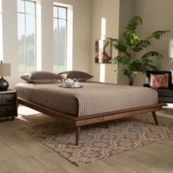 Top 10 ⌛ Carson Carrington Ulva Contemporary Walnut Wood Platform Bed Frame 😀
