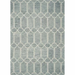 Wholesale 😉 Carson Carrington Moroccan Hand-tufted Wool Slate Blue Area Rug 😉