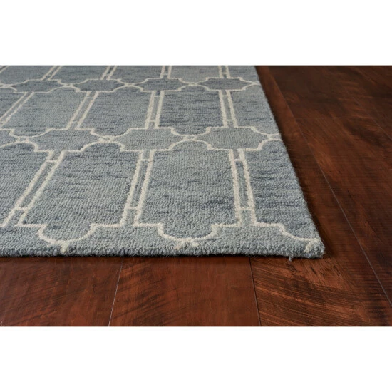 Wholesale ๐ Carson Carrington Moroccan Hand-tufted Wool Slate Blue Area Rug ๐ 4 Wholesale ๐ Carson Carrington Moroccan Hand-tufted Wool Slate Blue Area Rug ๐ - Image 2