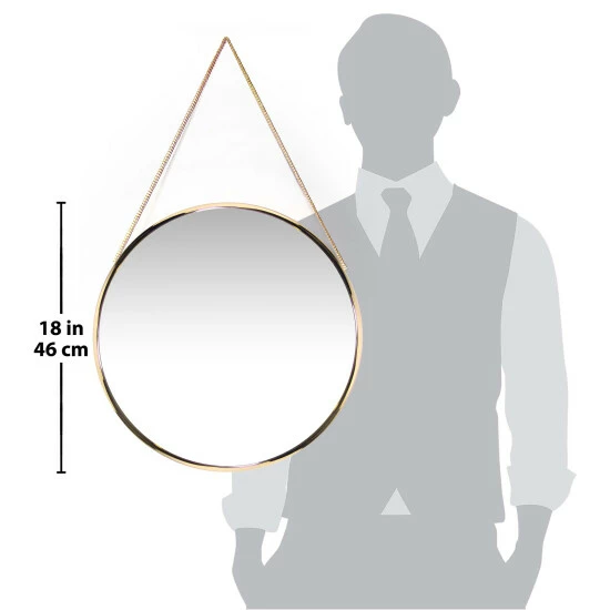 Promo ๐ Carson Carrington Kabbo Gold Mirror - 17.5 X 1.75 X 17.5 ๐ 7 Promo ๐ Carson Carrington Kabbo Gold Mirror - 17.5 X 1.75 X 17.5 ๐ - Image 5